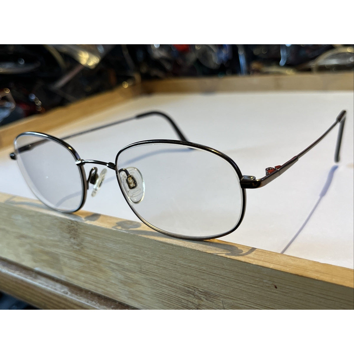 Montreaux Cubed MEDIAN BROWN 54-20-145 Metal Full Rim Eyeglasses Frames Only