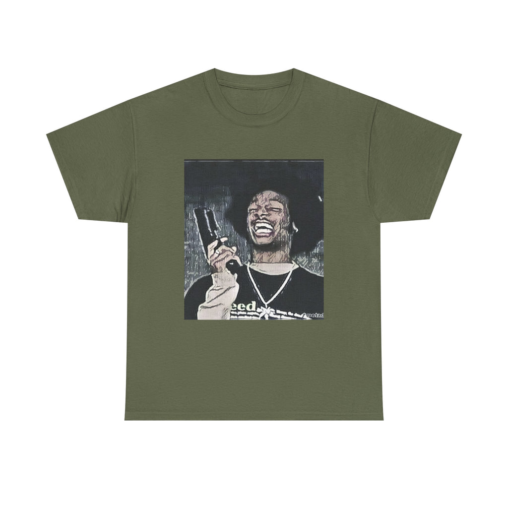 Shorty Scary Movie Graphic Print Short Sleeve Crew Unisex Heavy Cotton Tee Shirt