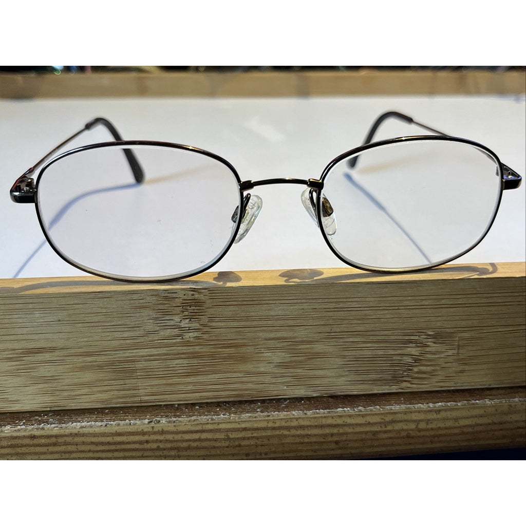 Montreaux Cubed MEDIAN BROWN 54-20-145 Metal Full Rim Eyeglasses Frames Only