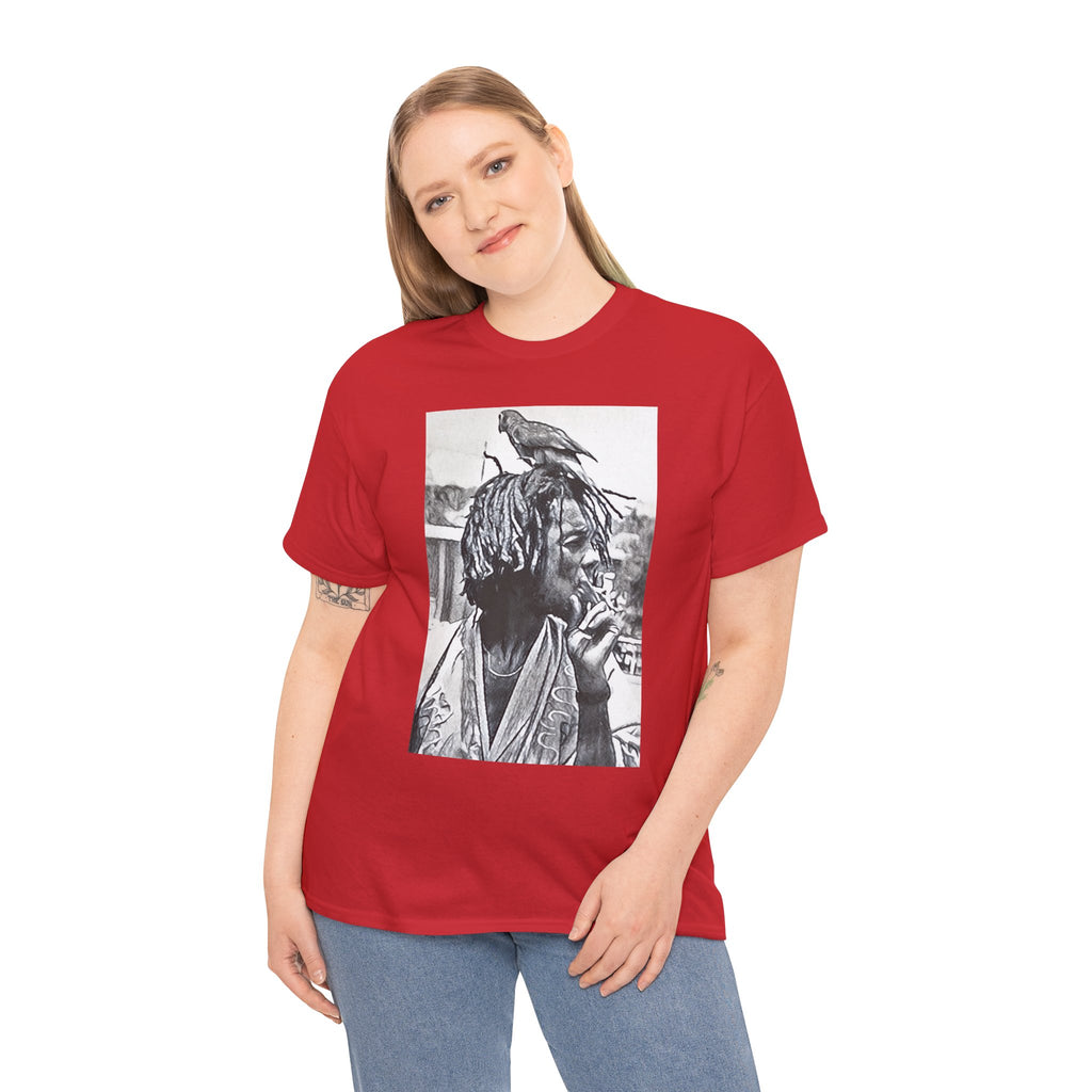 Peter Tosh Graphic Print Short Sleeve Crew Unisex Heavy Cotton Reggae Tee Shirt