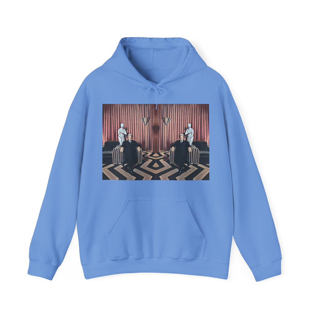 David Lynch Twin Peaks Art Graphic Print LS Unisex Heavy Blend Hooded Sweatshirt