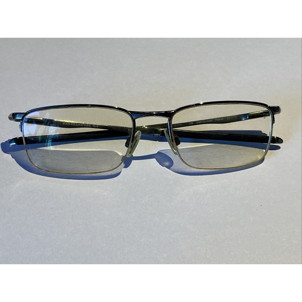 Oakley Barrelhouse 0.5 Pewter Eyeglasses OX3174-0253 53-18-139 Half Frames Only