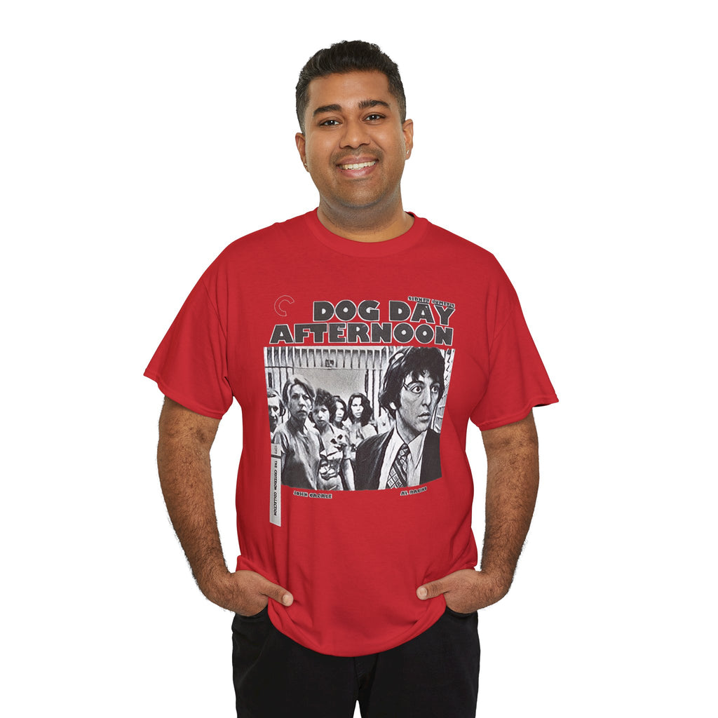 Dog Day Afternoon Graphic Print Al Pacino Black & White Unisex Heavy Cotton Tee