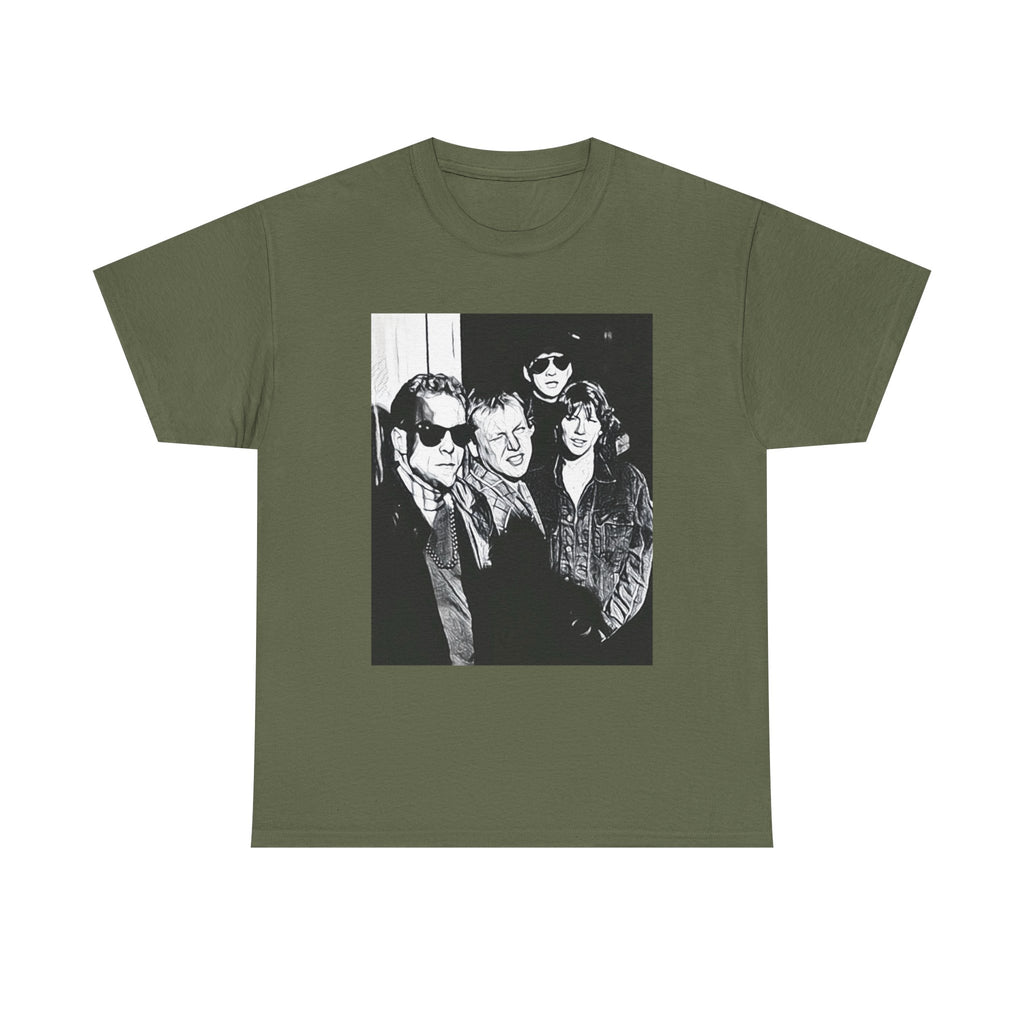 The Pixies Graphic Print Short Sleeve Crew Neck Unisex Heavy Cotton Tee Shirt