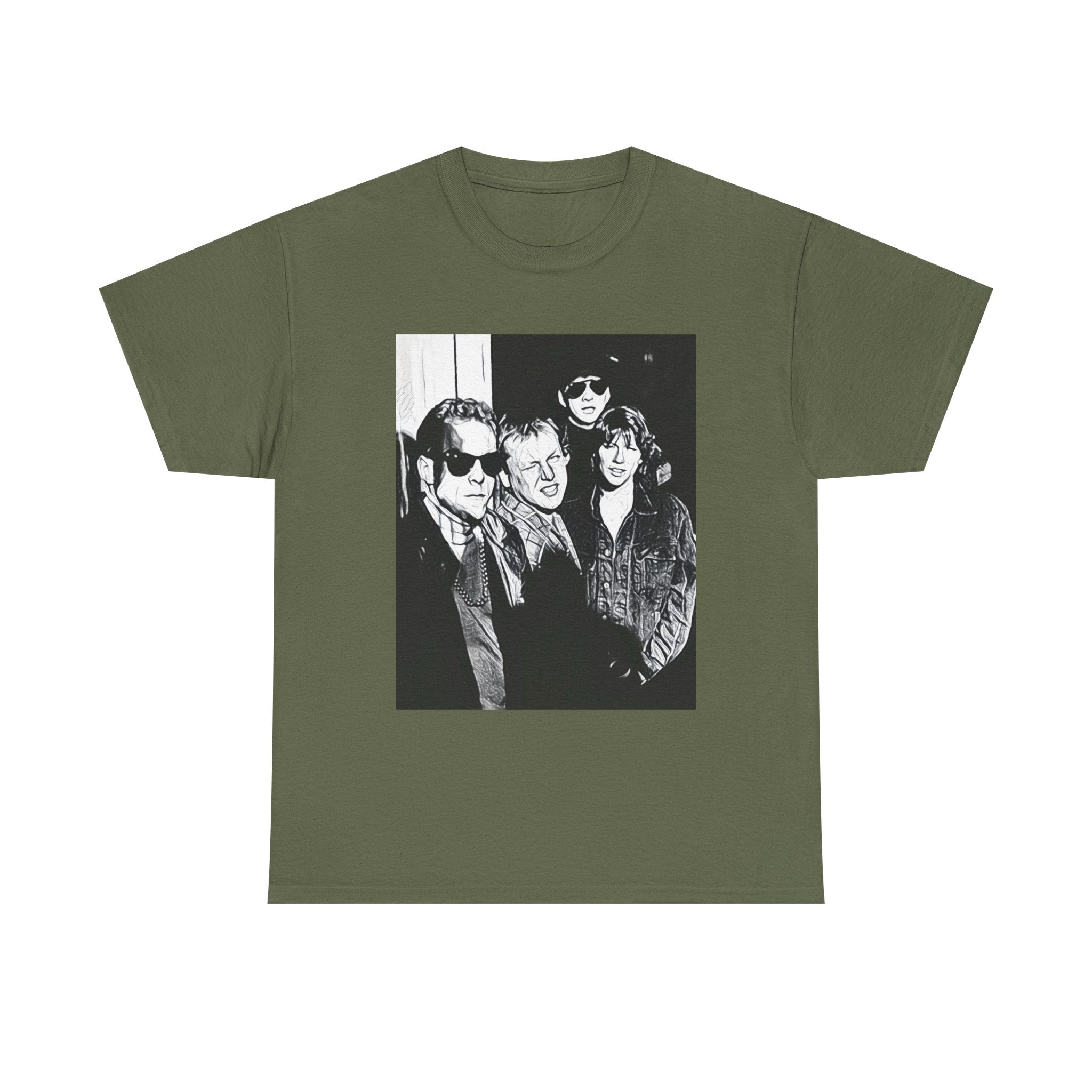 The Pixies Graphic Print Short Sleeve Crew Neck Unisex Heavy Cotton Tee Shirt