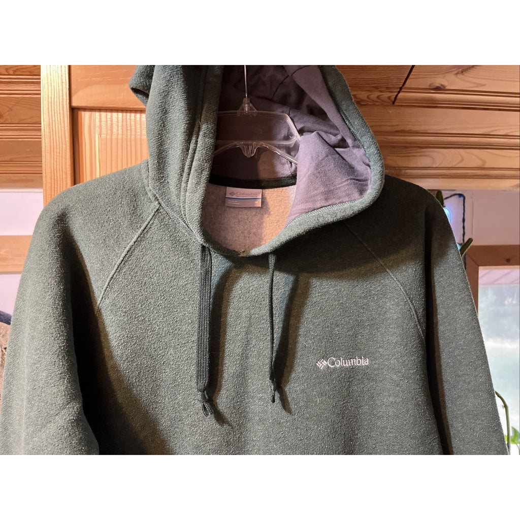 Columbia Hoodie Mens M Green Everyday Adventure Pullover Outdoor Long Sleeve