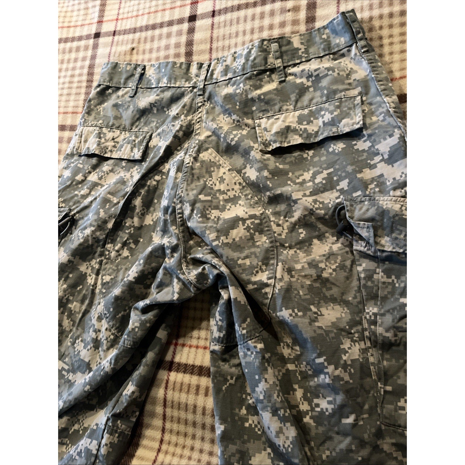 US Army Pants Trousers Large X-Long USGI Digital Camo Cotton/Nylon Ripstop 36x31
