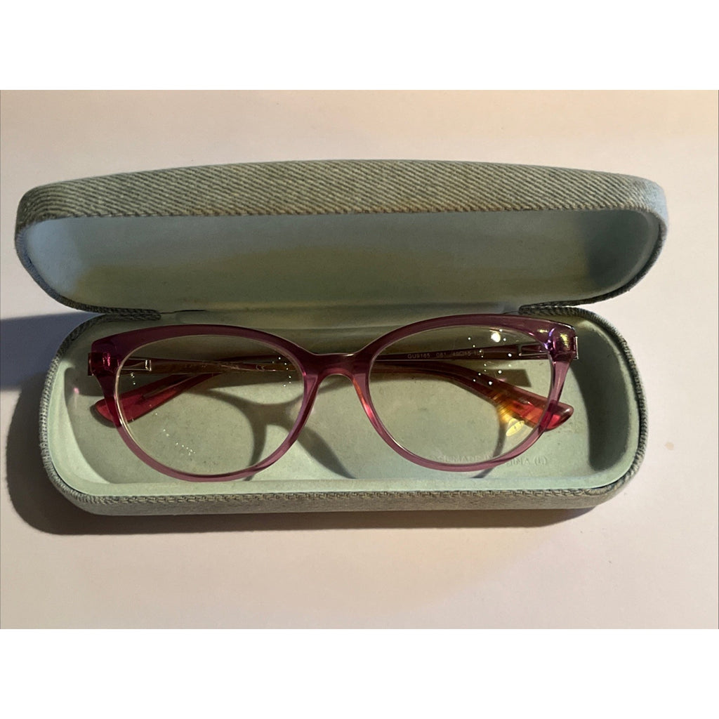 GUESS GU9185 081 Crystal Pink Womens Optical Eyeglasses 49-15-130 FRAMES ONLY