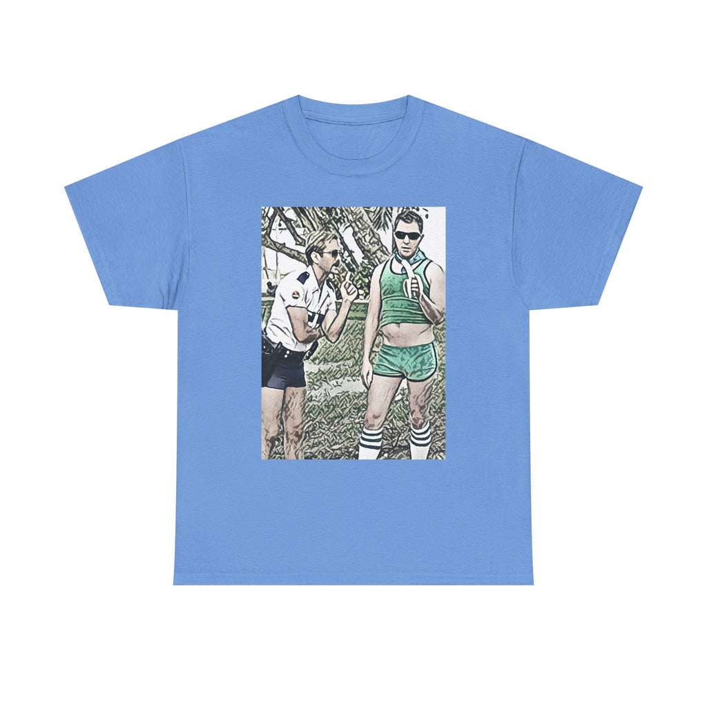 Reno 911 Graphic Print Short Sleeve Crew Neck Unisex Heavy Cotton Art Tee Shirt