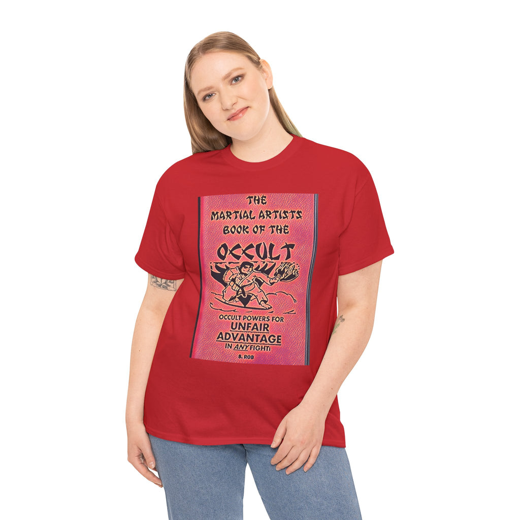 The Martial Artists Book Of The Occult Graphic Print SS Unisex Heavy Cotton Tee
