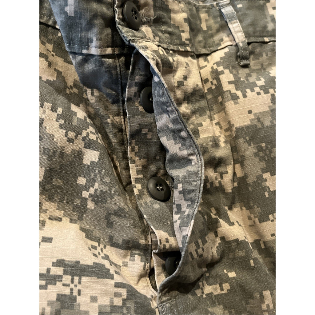 US Army Pants Trousers Large X-Long USGI Digital Camo Cotton/Nylon Ripstop 36x31