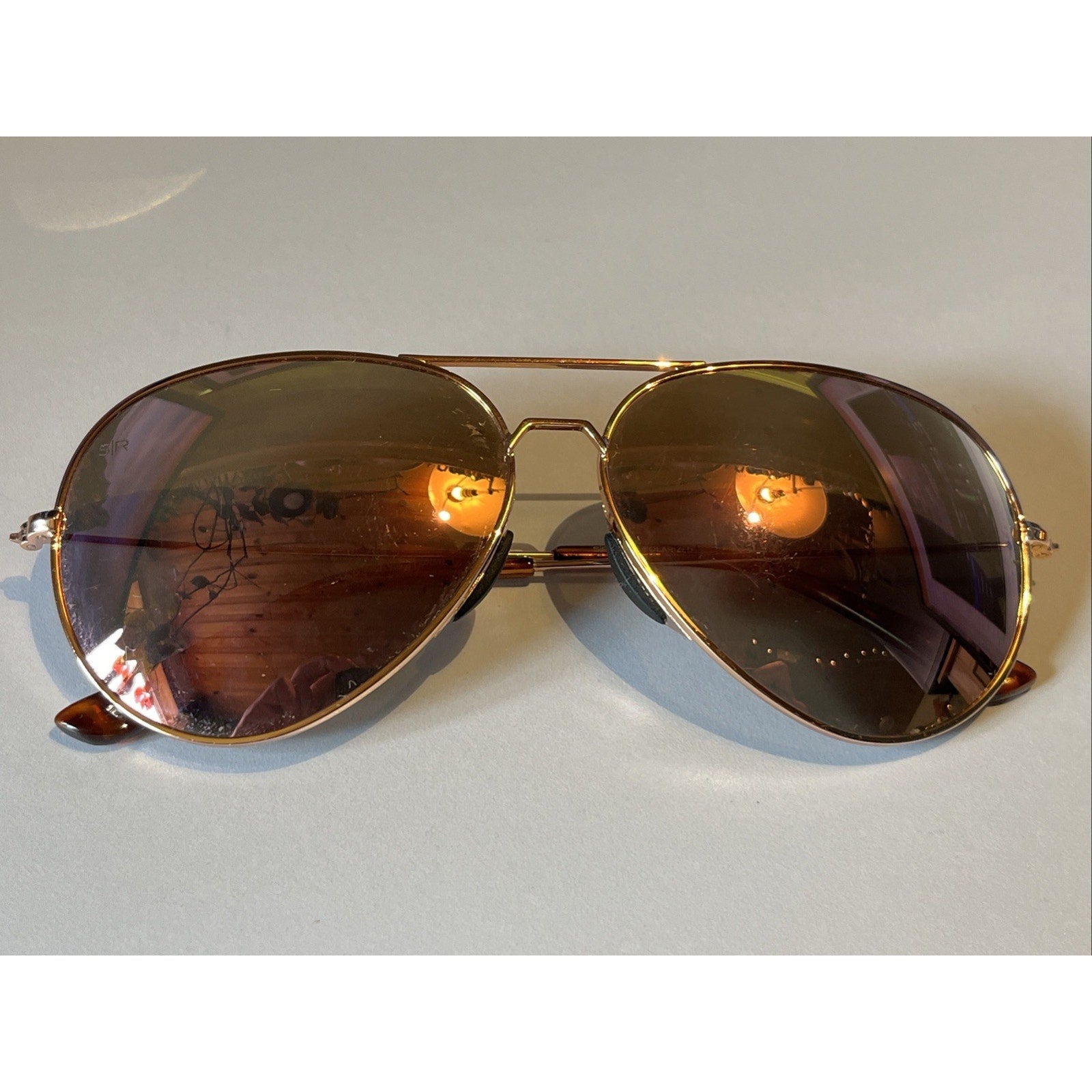 Shadyrays Sunglasses Aviator AV-22N Polarized Lenses Unisex Gold Metal Frames