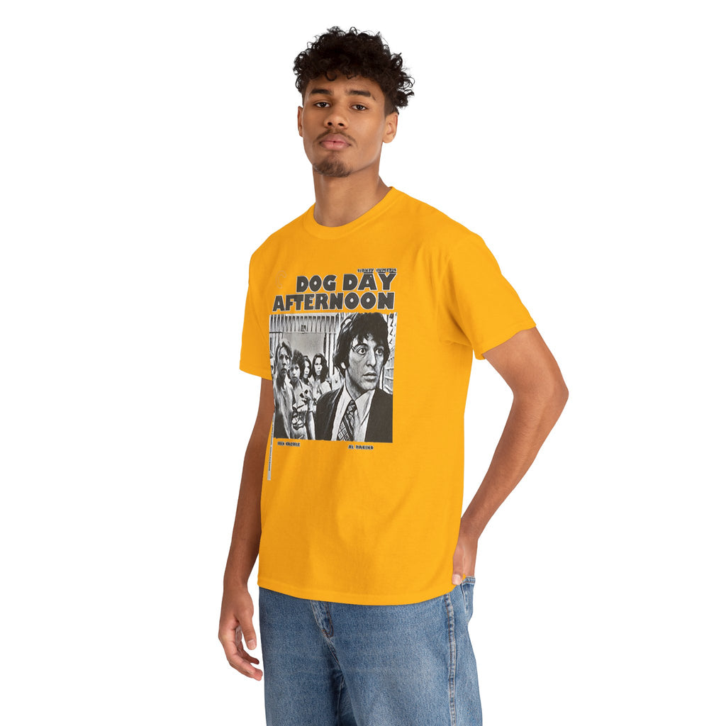Dog Day Afternoon Graphic Print Al Pacino Black & White Unisex Heavy Cotton Tee