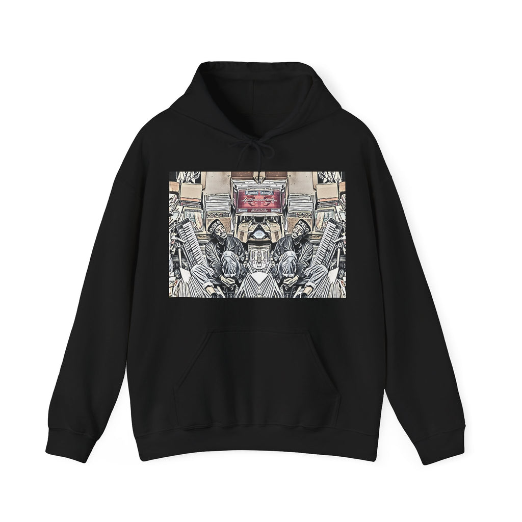 Andre 3000 Surrounded By Vinyl Long Sleeve Unisex Heavy Blend™ Hooded Sweatshirt