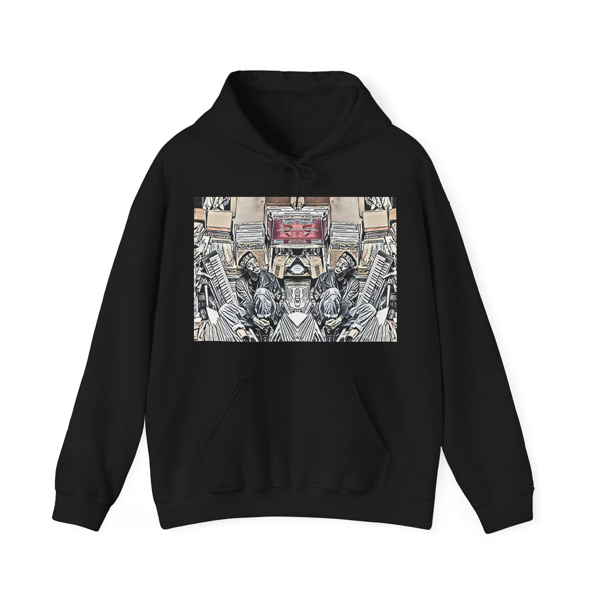 Andre 3000 Surrounded By Vinyl Long Sleeve Unisex Heavy Blend™ Hooded Sweatshirt