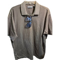 Daniel Cremieux Polo Shirt Men's L Golf Signature Collection Gray Short Sleeve