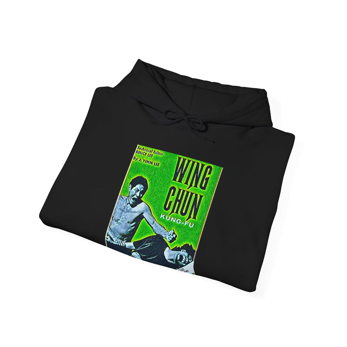 Wing Chun Kung-Fu Graphic Print Long Sleeve Unisex Heavy Blend Hooded Sweatshirt