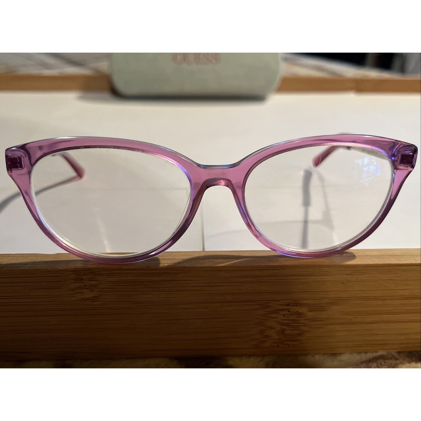 GUESS GU9185 081 Crystal Pink Womens Optical Eyeglasses 49-15-130 FRAMES ONLY