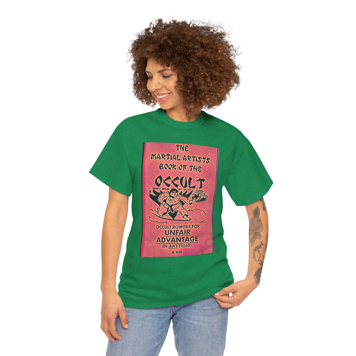 The Martial Artists Book Of The Occult Graphic Print SS Unisex Heavy Cotton Tee