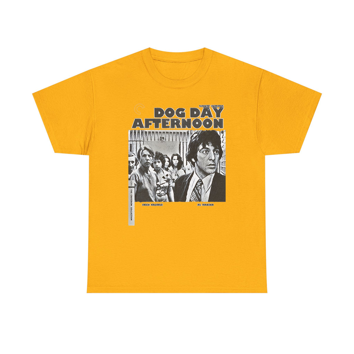 Dog Day Afternoon Graphic Print Al Pacino Black & White Unisex Heavy Cotton Tee