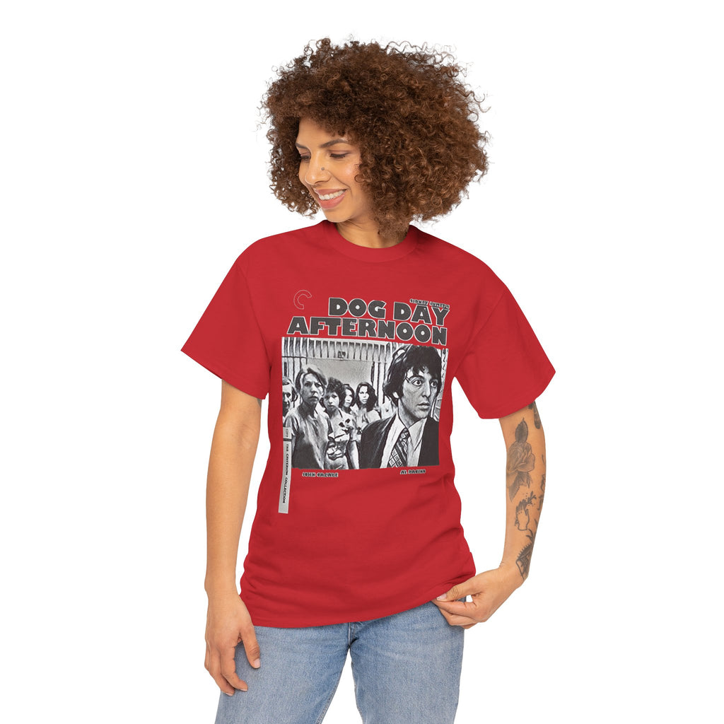 Dog Day Afternoon Graphic Print Al Pacino Black & White Unisex Heavy Cotton Tee
