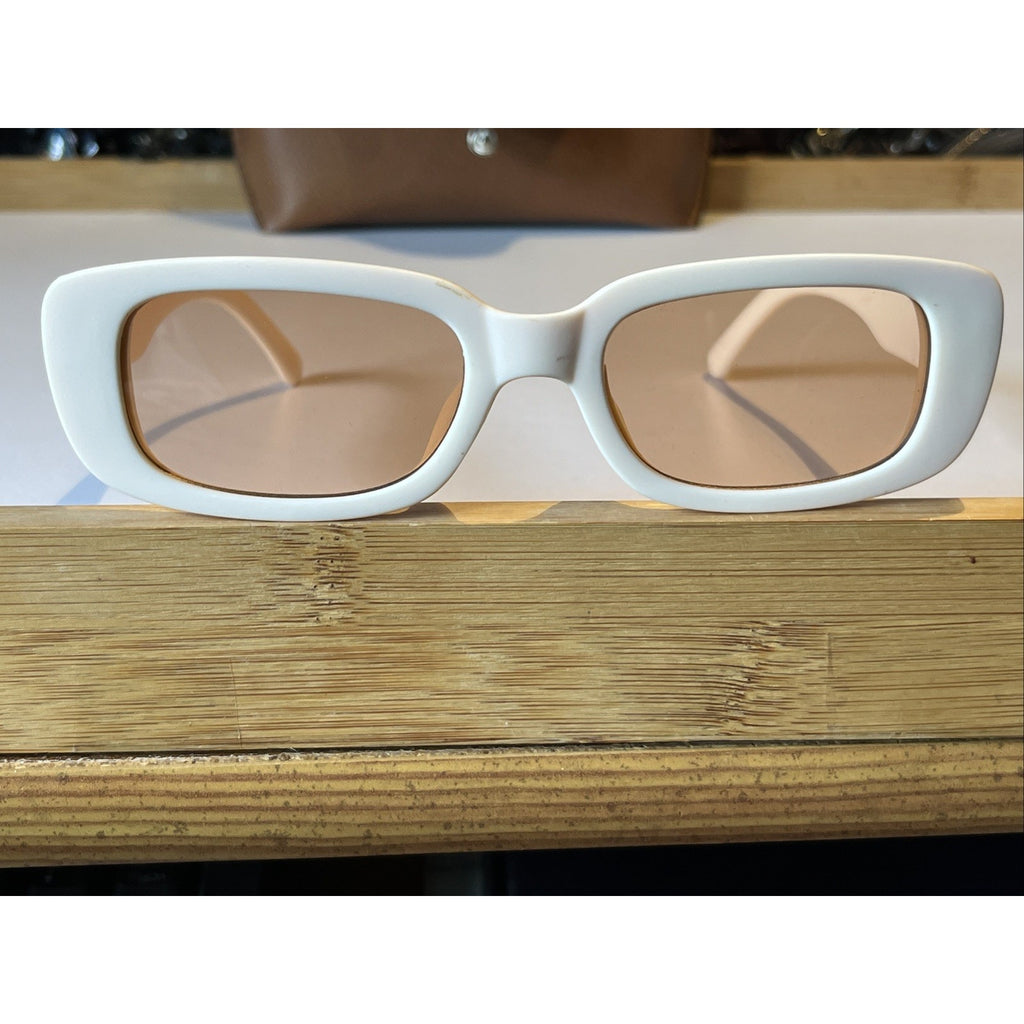 Arvo Sunglasses White Frames Unisex Shades Deadstock Mens Womens Made In USA