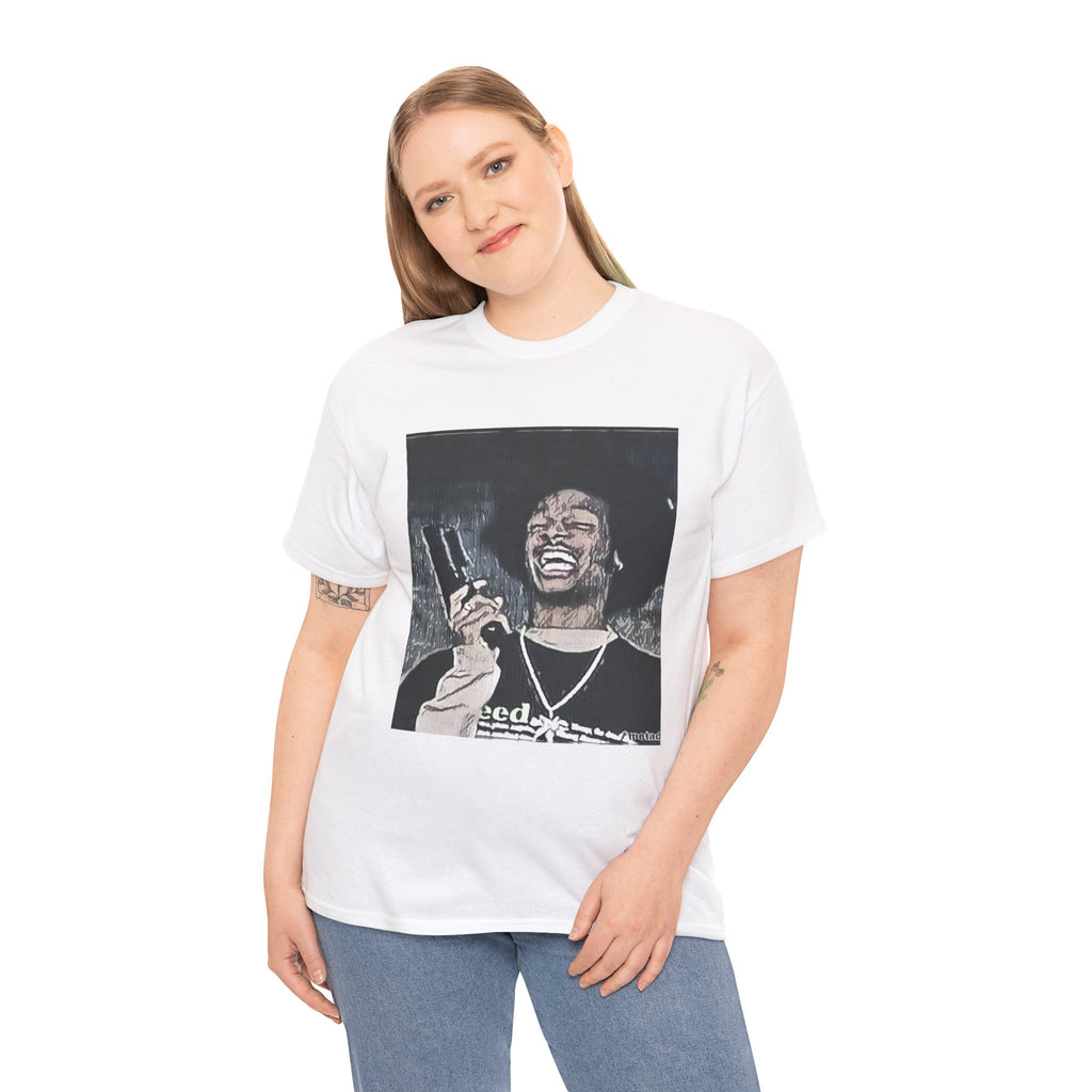 Shorty Scary Movie Graphic Print Short Sleeve Crew Unisex Heavy Cotton Tee Shirt