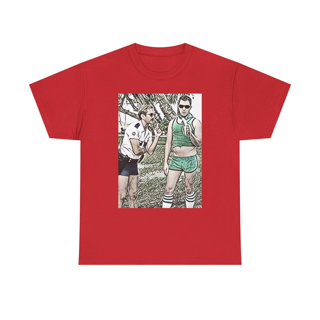 Reno 911 Graphic Print Short Sleeve Crew Neck Unisex Heavy Cotton Art Tee Shirt