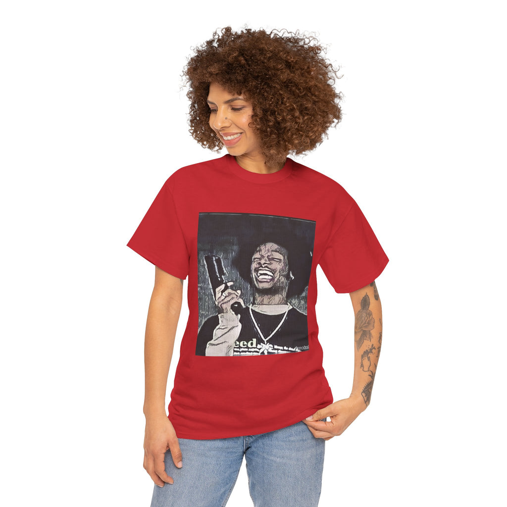Shorty Scary Movie Graphic Print Short Sleeve Crew Unisex Heavy Cotton Tee Shirt