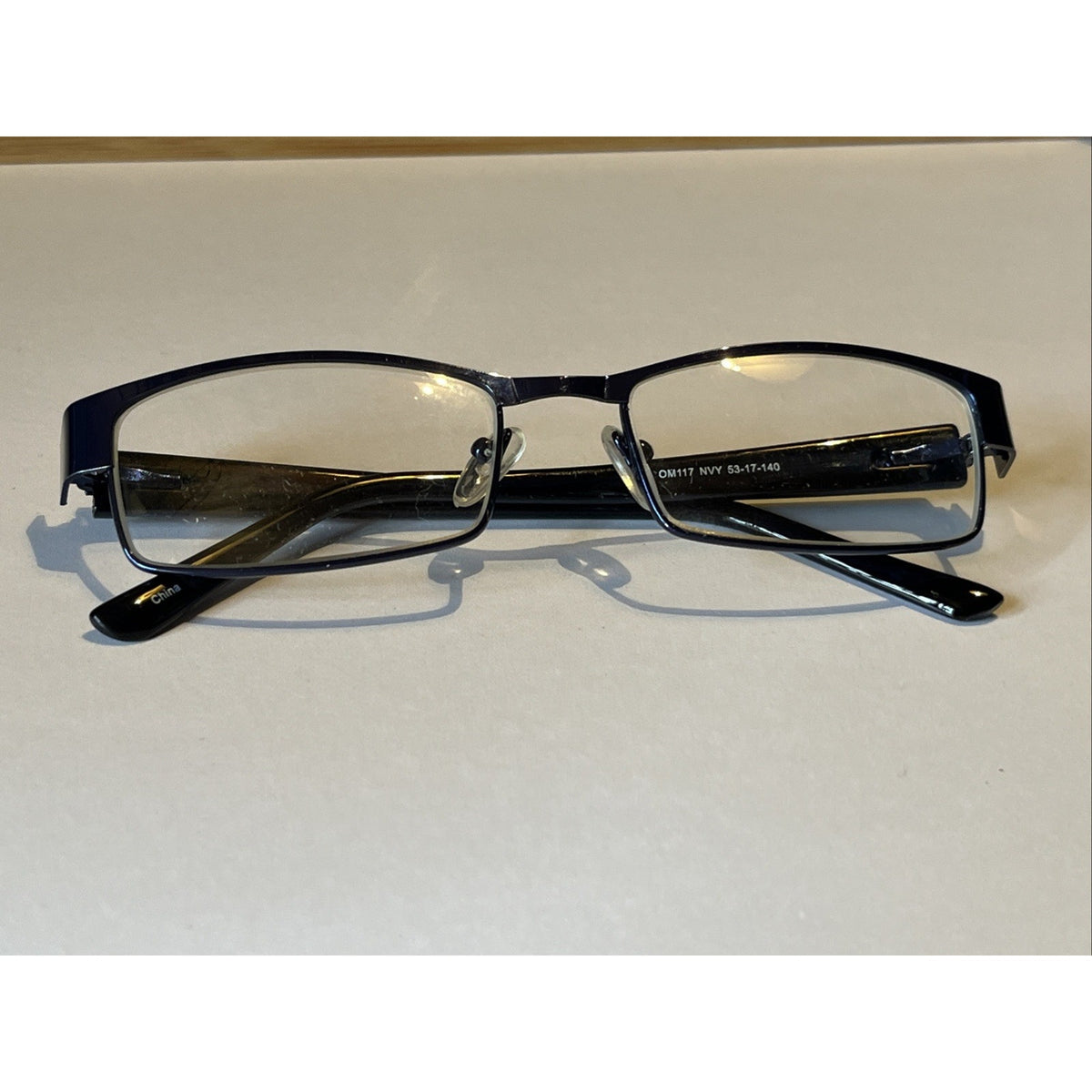 OPTIKA Eyewear OM-117 NVY Eyeglasses Blue Unisex Glasses 53-17-140 Frames Only