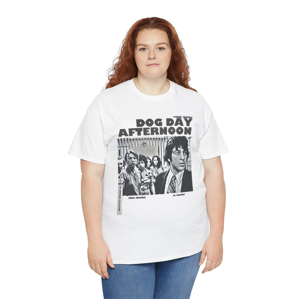 Dog Day Afternoon Graphic Print Al Pacino Black & White Unisex Heavy Cotton Tee