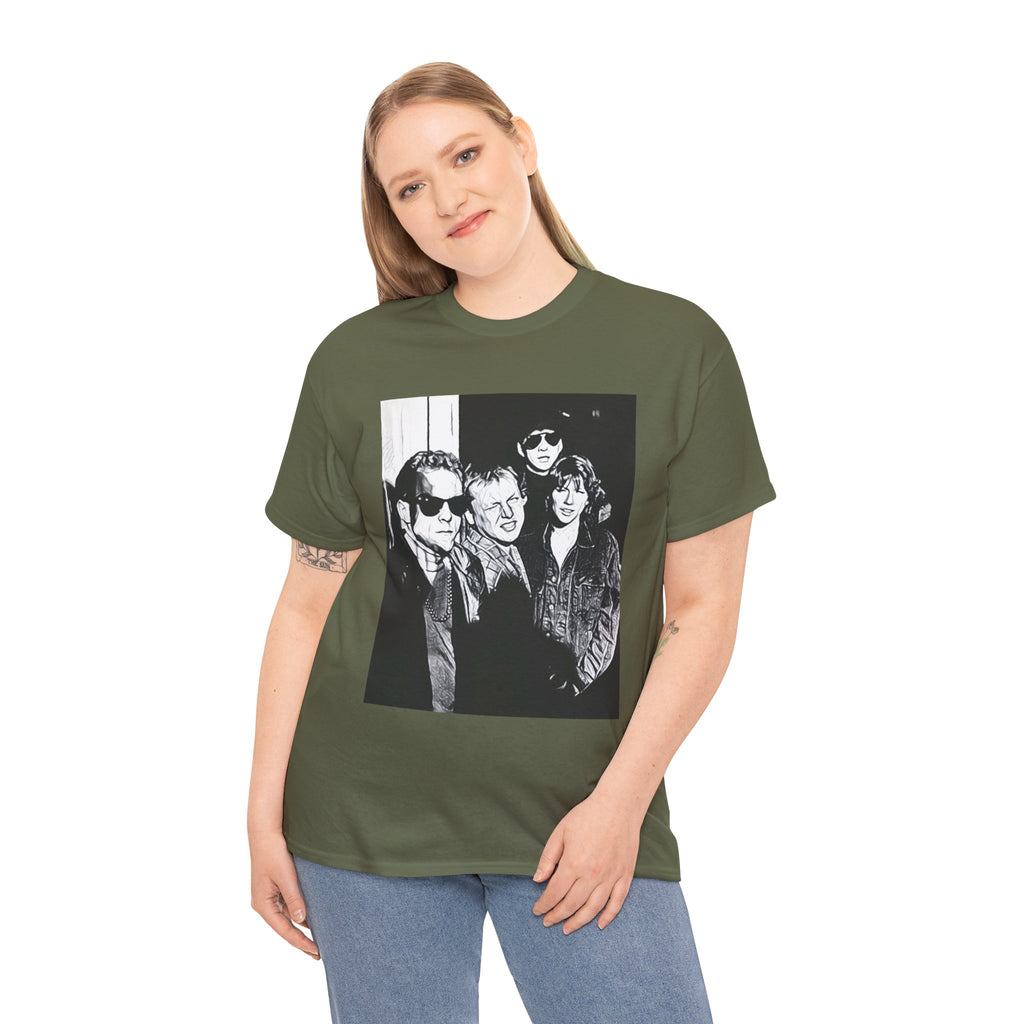 The Pixies Graphic Print Short Sleeve Crew Neck Unisex Heavy Cotton Tee Shirt