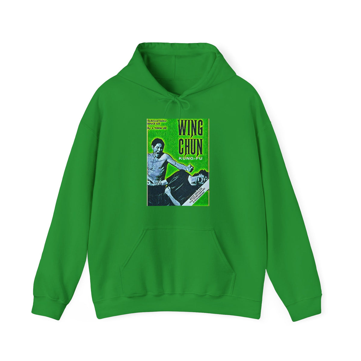 Wing Chun Kung-Fu Graphic Print Long Sleeve Unisex Heavy Blend Hooded Sweatshirt