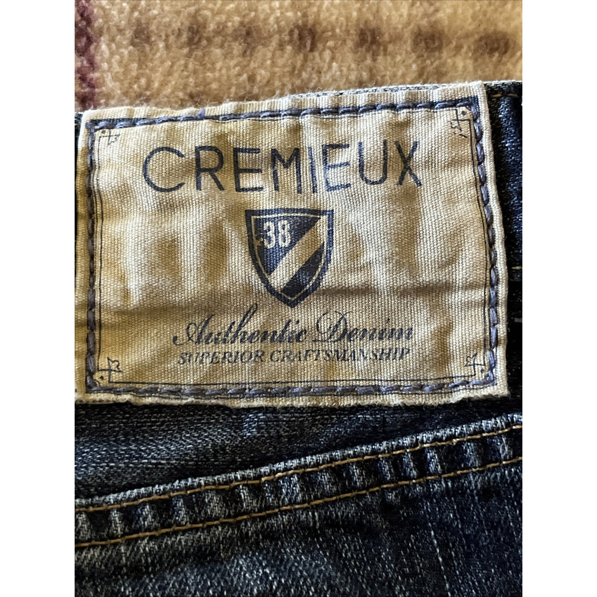 Cremieux Relaxed Fit Stright Leg Classic Denim Jeans Men's 36x34