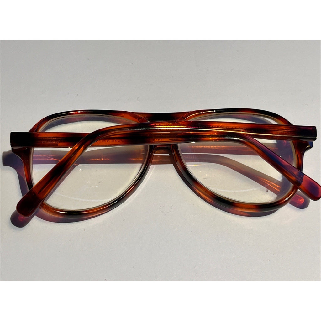 Mainstreet Pilot VTG Eyeglasses Sunglass Frames 54-18-145MM Demi Amber Aviator