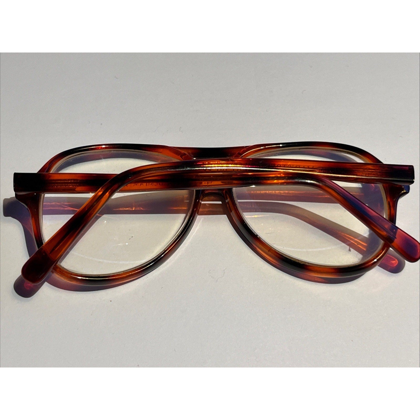 Mainstreet Pilot VTG Eyeglasses Sunglass Frames 54-18-145MM Demi Amber Aviator