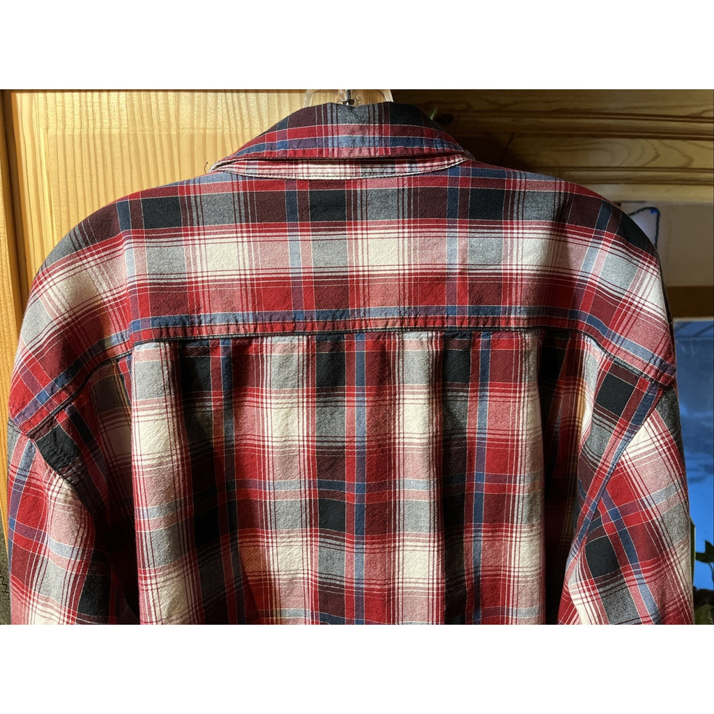 Carhartt Shirt Mens XXL Red Plaid Outdoor Relaxed Fit Button Workwear Western