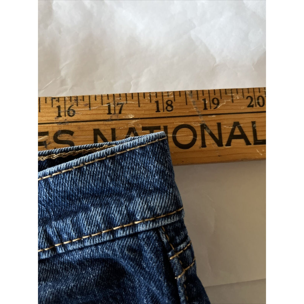 Levi's 505 Jeans Men's 36x30 Dark Wash Denim Pants Cotton Blue Outdoor Travel