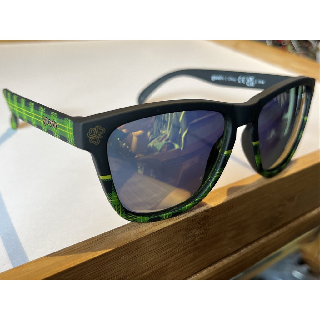 Goodr Clash of the Tartans OG Frame Polarized Lens Sunglasses St. Patrick's Day