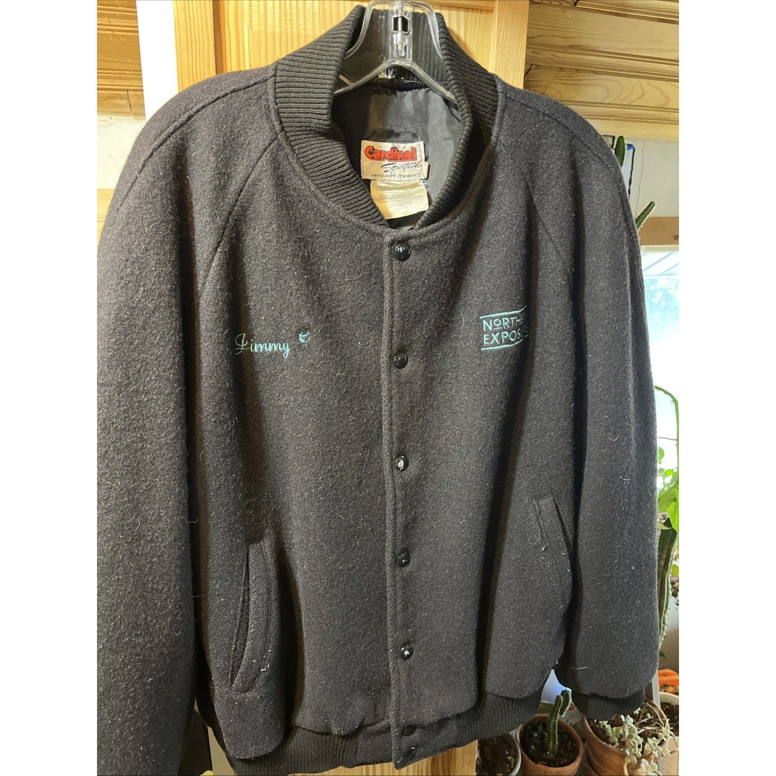 Cardinal Sportswear Vintage Northern Exposure Sz 18 Jacket Wool Button Up LS TV