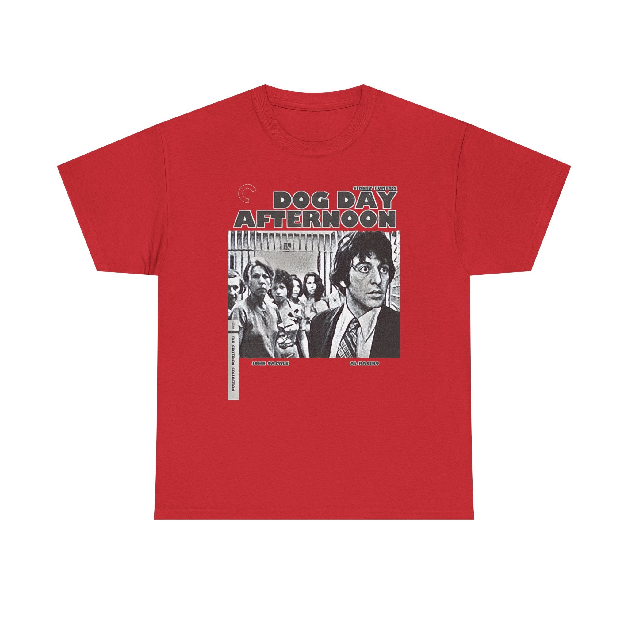 Dog Day Afternoon Graphic Print Al Pacino Black & White Unisex Heavy Cotton Tee