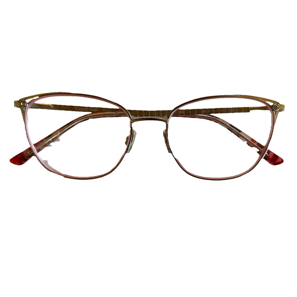 Bebe BB4182 770 Rose Gold Eyeglasses Frames Womens 53-17-140