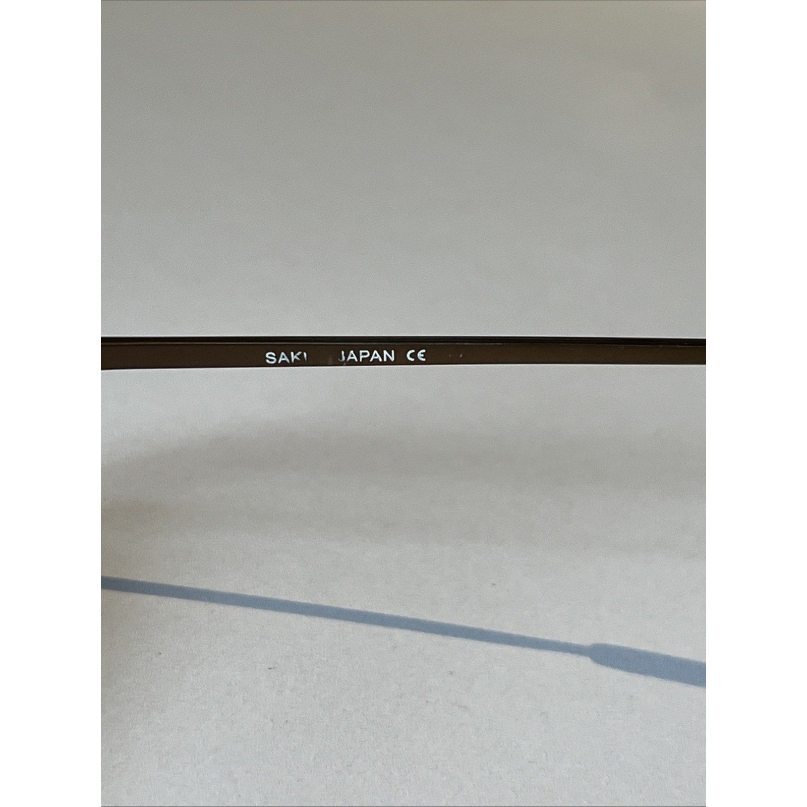 Saki Eyewear Mod 508 Eyeglasses Col. BWN Brown Frame 50-19-140 Handmade Japan
