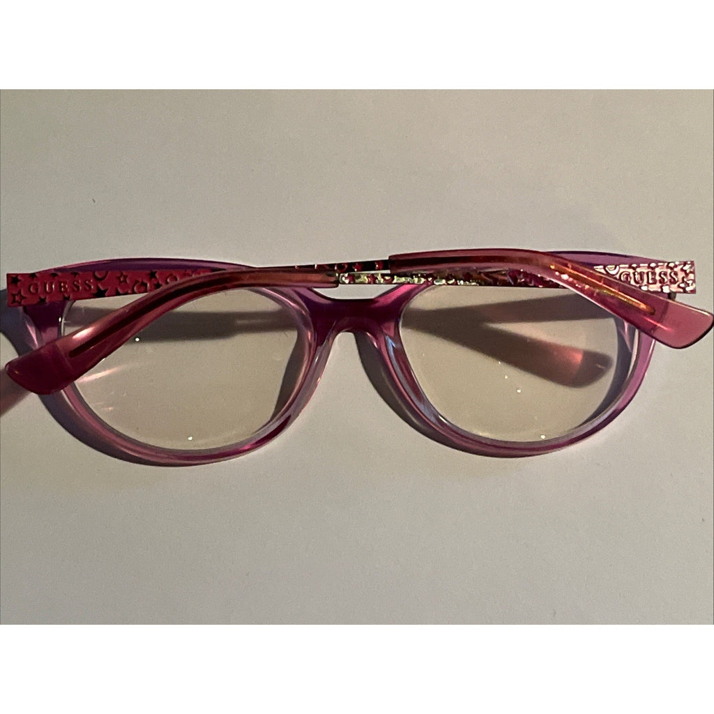 GUESS GU9185 081 Crystal Pink Womens Optical Eyeglasses 49-15-130 FRAMES ONLY