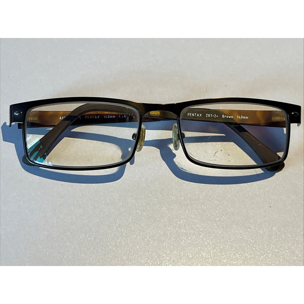 Pentax Eyewear Attitude 5 Z87-2 Brown Tort Eyeglasses 54-18-140 Frames Only
