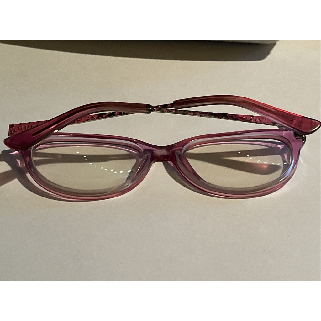 GUESS GU9185 081 Crystal Pink Womens Optical Eyeglasses 49-15-130 FRAMES ONLY