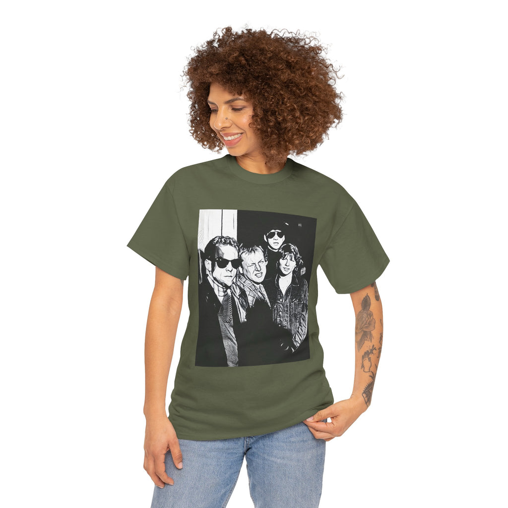 The Pixies Graphic Print Short Sleeve Crew Neck Unisex Heavy Cotton Tee Shirt