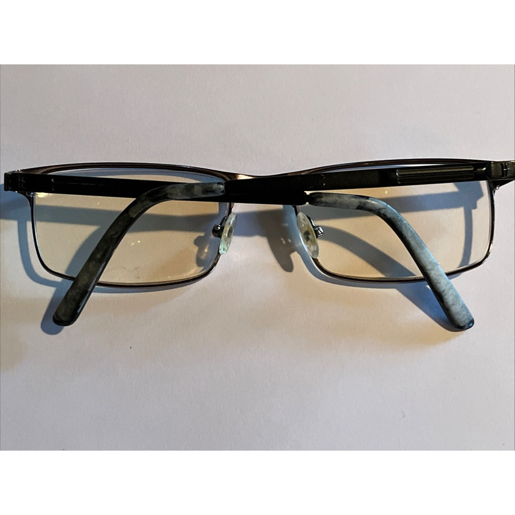 Helium 4301 Eyeglasses Matte Black Rectangular Metal Frames 56-18-145 MBLK