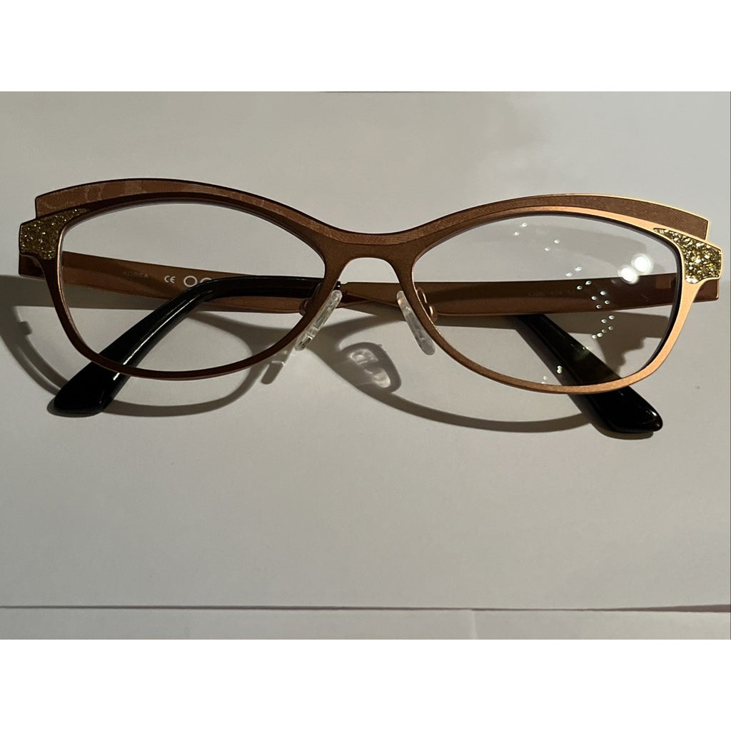 OGI 4308/1636 Bronze Black EYEGLASSES GLASSES 53-17-145 B36mm Frames Metal