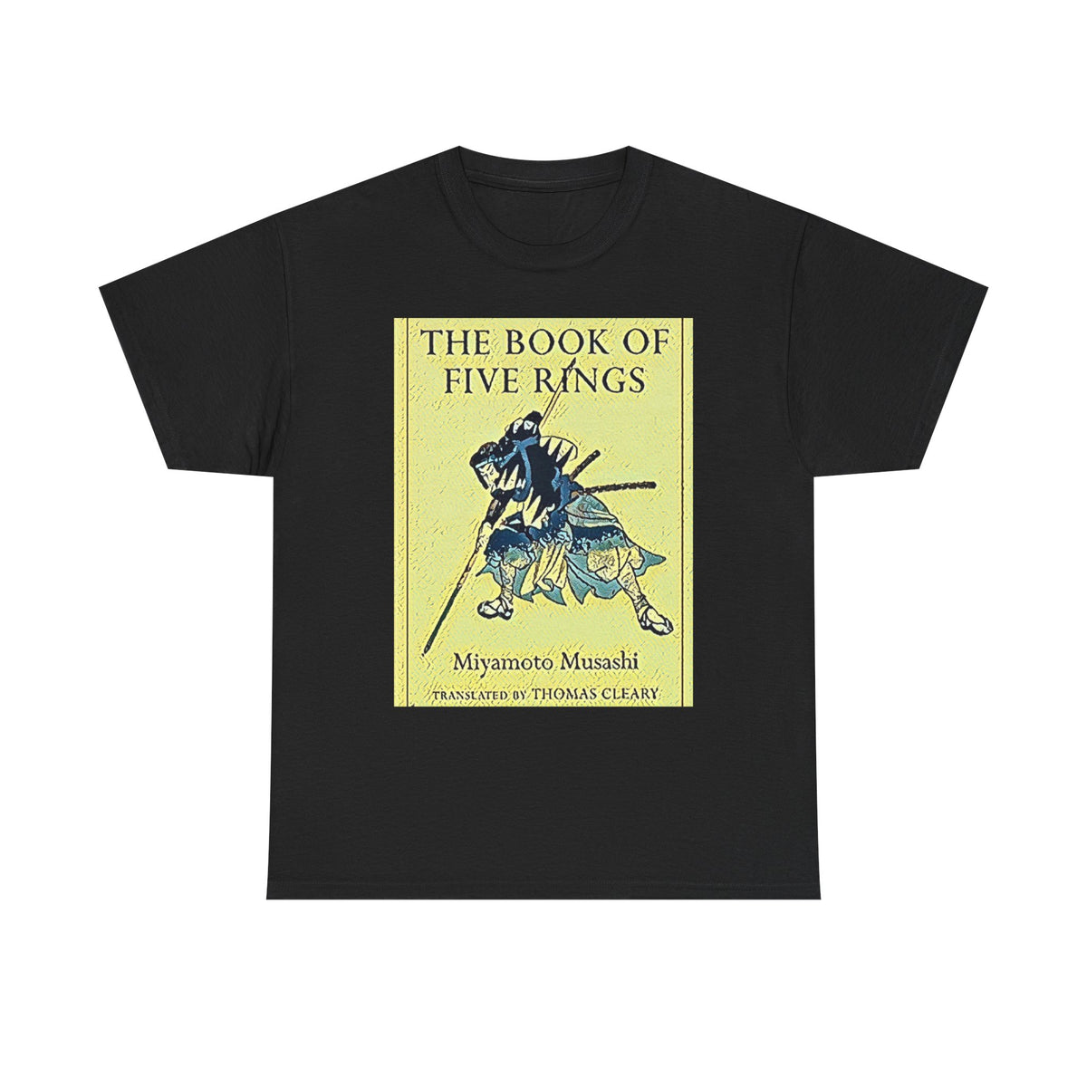 The Book Of Five Rings Graphic Print Short Sleeve Unisex Heavy Cotton Tee Shirt